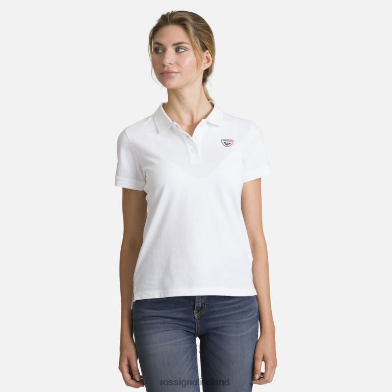 Rossignol Tops Women Logo Polo White 62R6R732