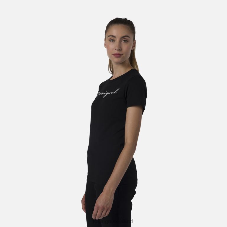 Rossignol Tops Women Logo Tee Black 62R6R700