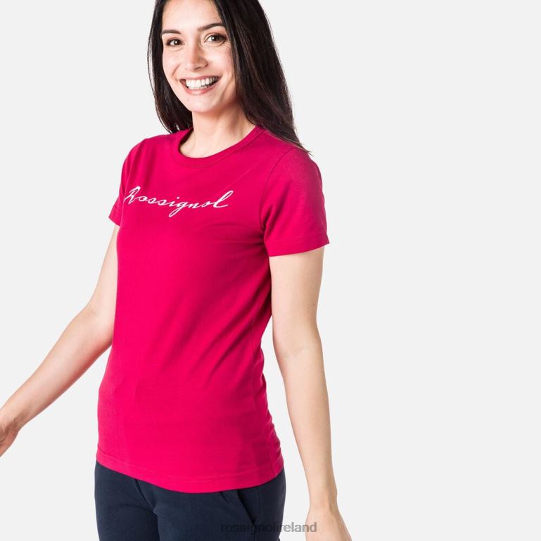 Rossignol Tops Women Logo Tee Cherry 62R6R850