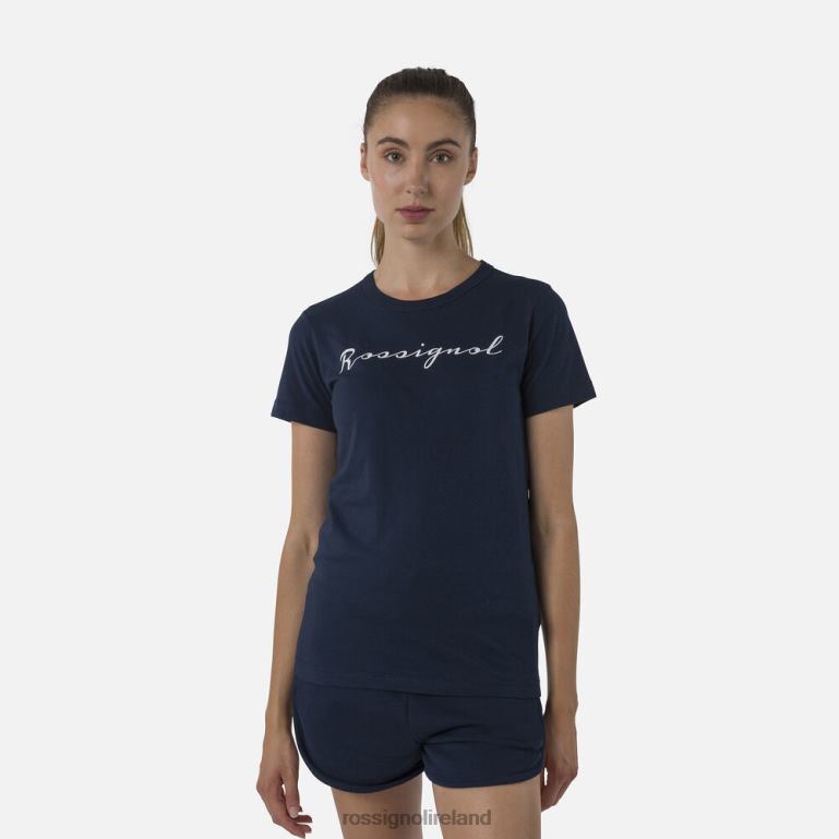 Rossignol Tops Women Logo Tee Darknavy 62R6R702