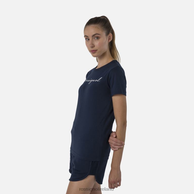 Rossignol Tops Women Logo Tee Darknavy 62R6R702