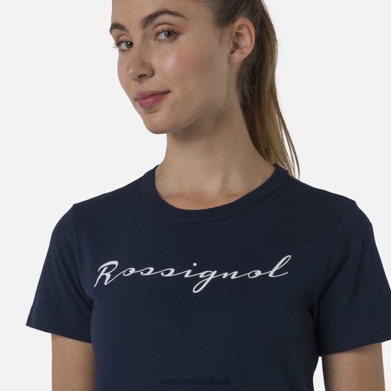 Rossignol Tops Women Logo Tee Darknavy 62R6R702