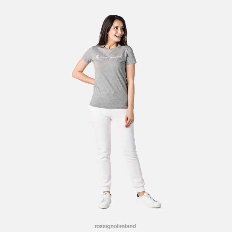 Rossignol Tops Women Logo Tee Heathergrey 62R6R831