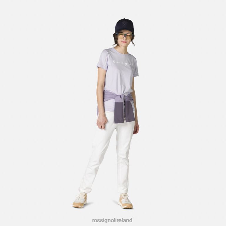Rossignol Tops Women Logo Tee Lavendergrey 62R6R896
