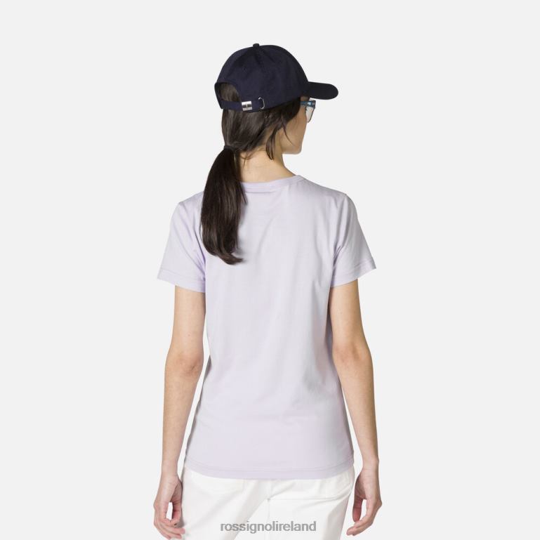 Rossignol Tops Women Logo Tee Lavendergrey 62R6R896