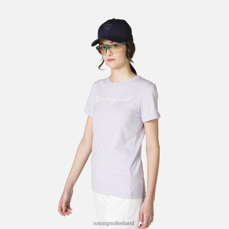 Rossignol Tops Women Logo Tee Lavendergrey 62R6R896