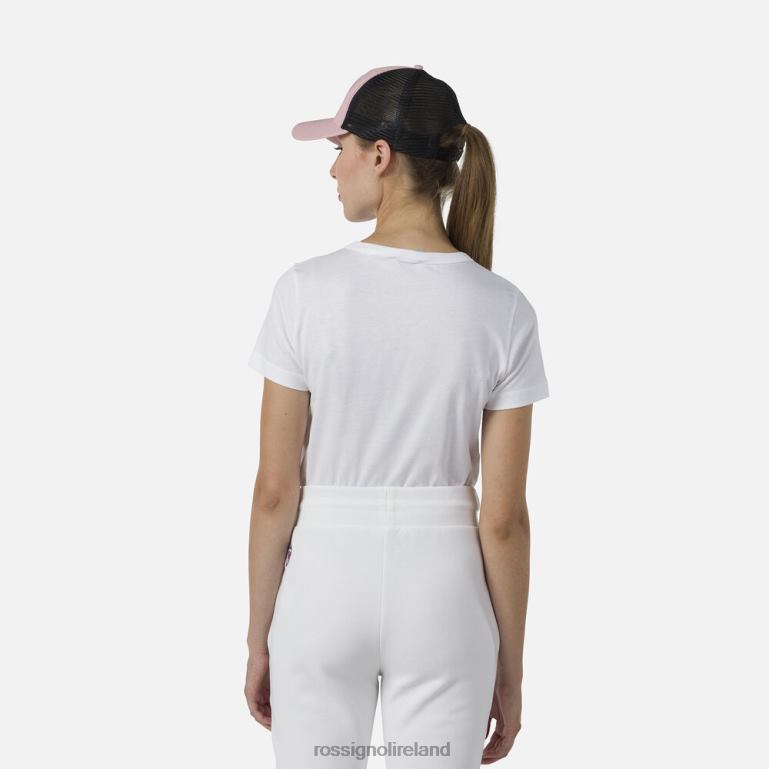 Rossignol Tops Women Logo Tee White 62R6R694