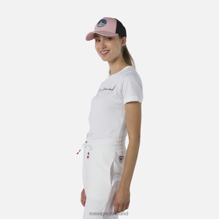 Rossignol Tops Women Logo Tee White 62R6R694