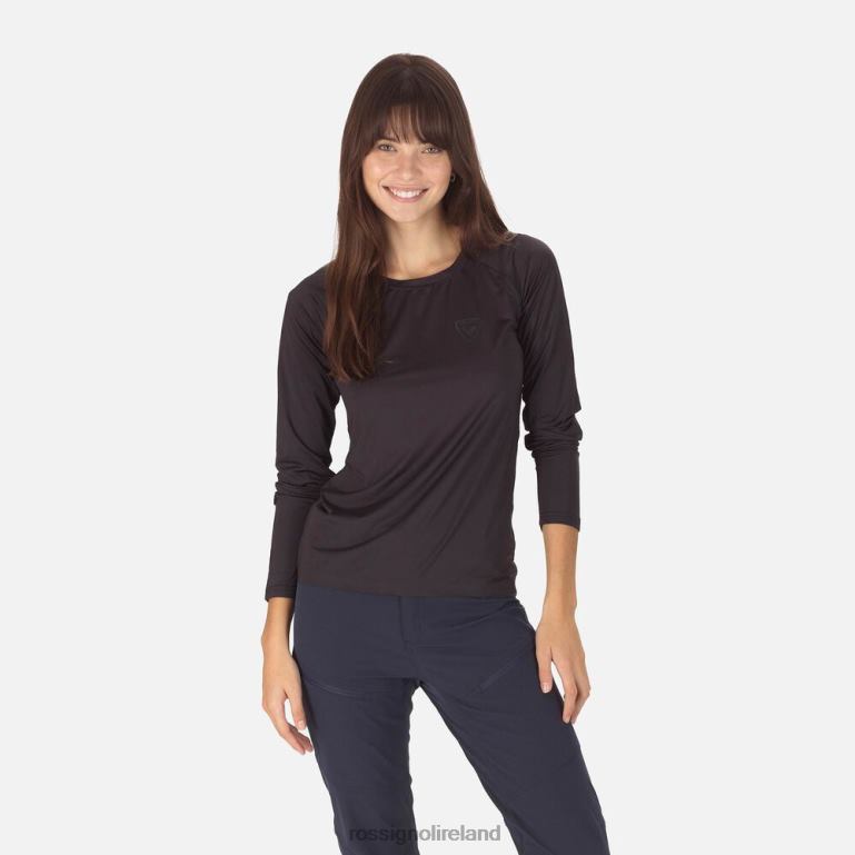 Rossignol Tops Women Skpr Long Sleeve Tee Black 62R6R918