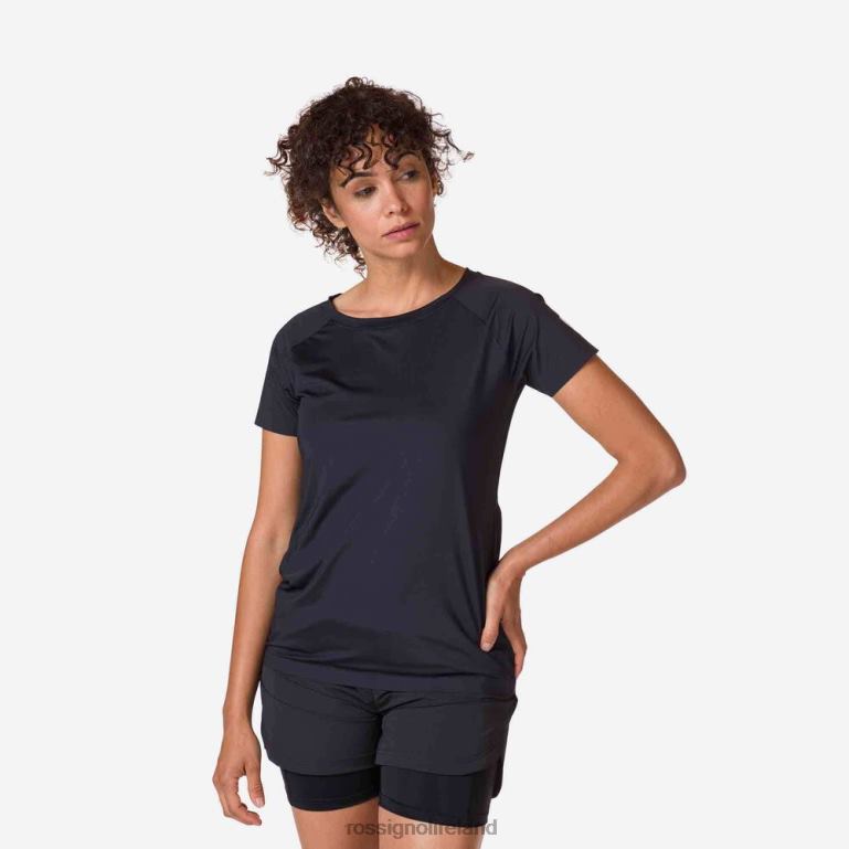 Rossignol Tops Women Tech Tee Black 62R6R827