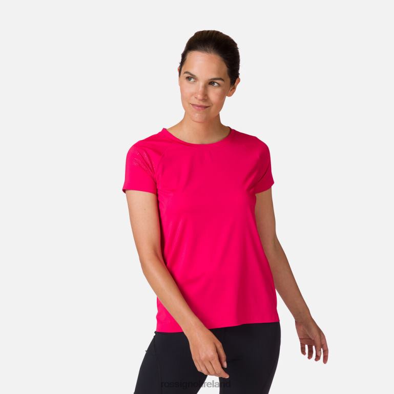 Rossignol Tops Women Tech Tee Candypink 62R6R950