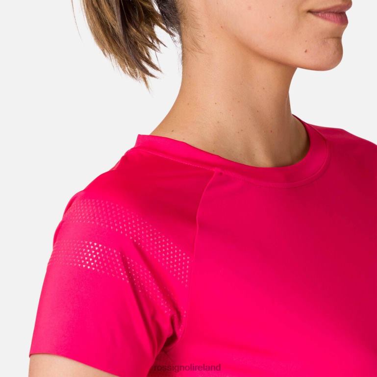 Rossignol Tops Women Tech Tee Candypink 62R6R950