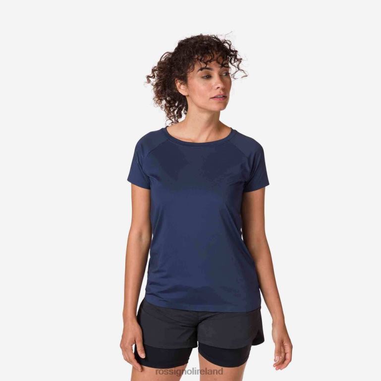 Rossignol Tops Women Tech Tee Darknavy 62R6R697