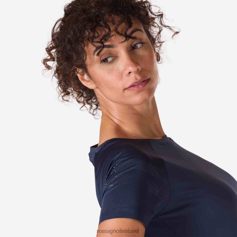 Rossignol Tops Women Tech Tee Darknavy 62R6R697