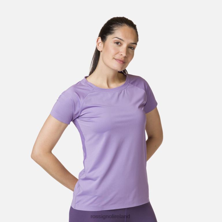 Rossignol Tops Women Tech Tee Frenchlilac 62R6R847