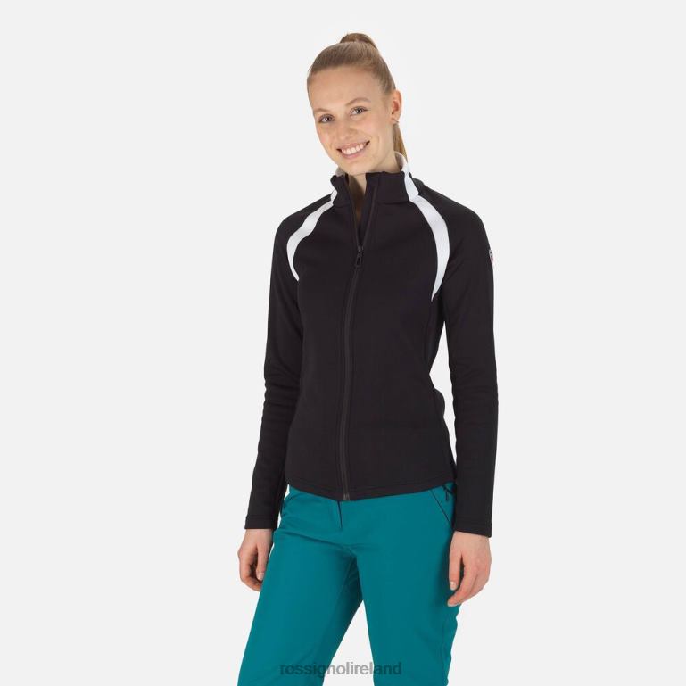Rossignol Tops Women Aerial Full-Zip Fleece Black 62R6R709