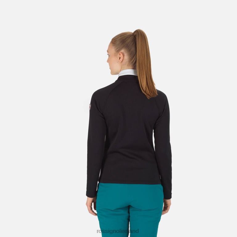 Rossignol Tops Women Aerial Full-Zip Fleece Black 62R6R709