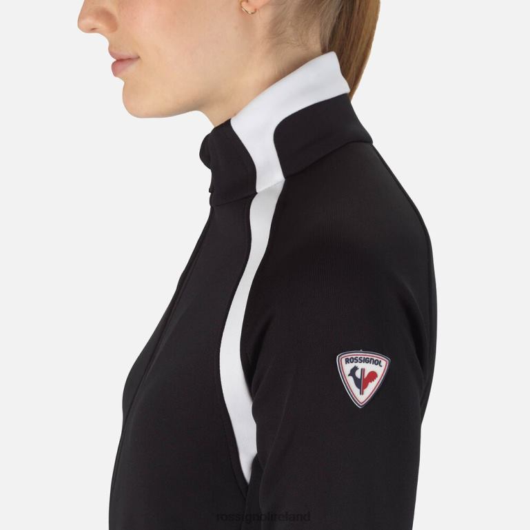 Rossignol Tops Women Aerial Full-Zip Fleece Black 62R6R709