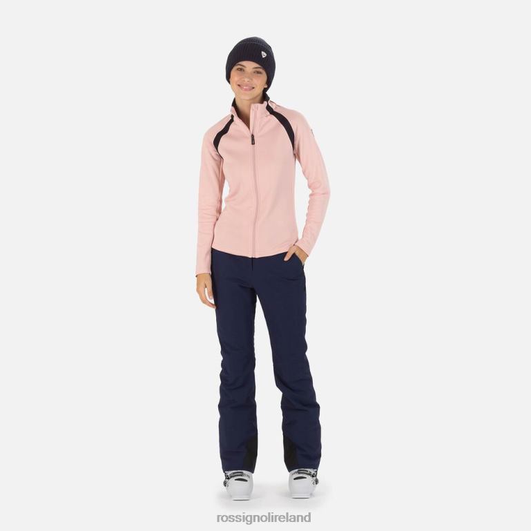 Rossignol Tops Women Aerial Full-Zip Fleece Powderpink 62R6R725