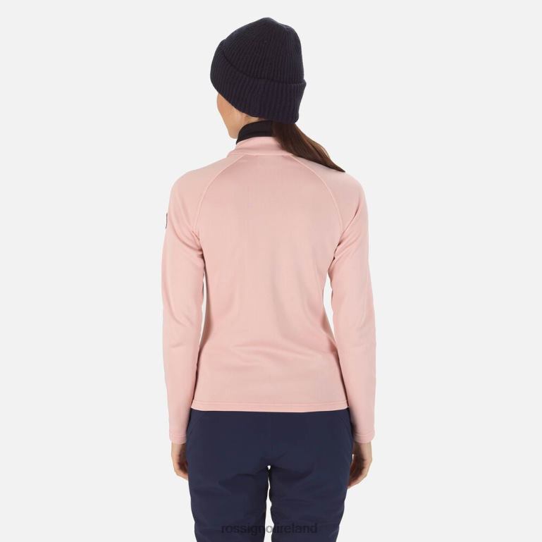 Rossignol Tops Women Aerial Full-Zip Fleece Powderpink 62R6R725
