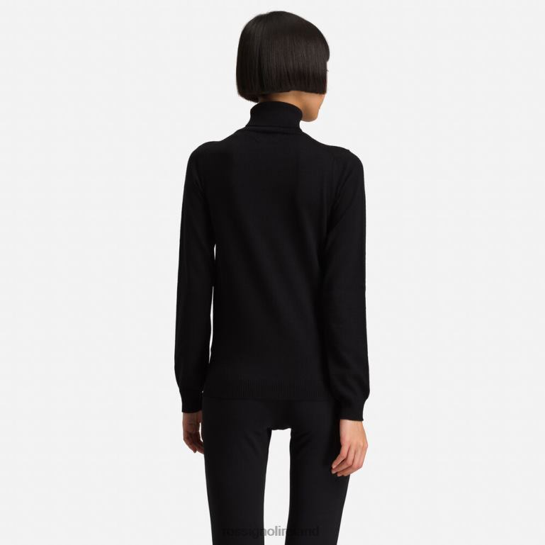 Rossignol Tops Women Classique Roll Neck Sweater Black 62R6R849