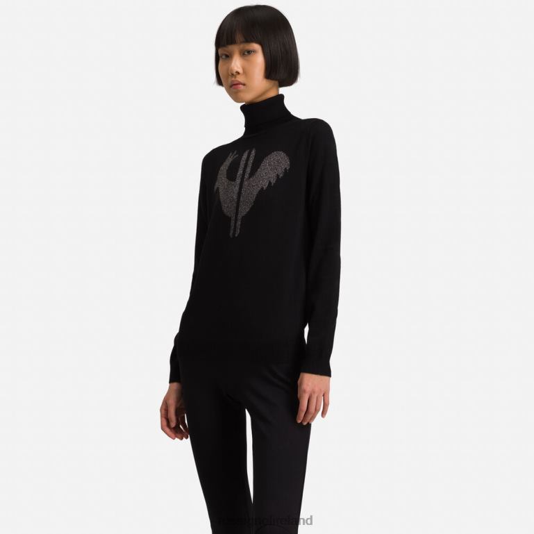 Rossignol Tops Women Classique Roll Neck Sweater Black 62R6R849