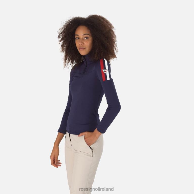 Rossignol Tops Women Experience Half-Zip Top Darknavy 62R6R1082