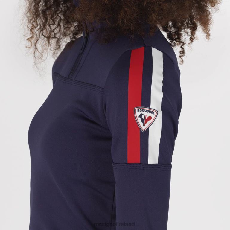 Rossignol Tops Women Experience Half-Zip Top Darknavy 62R6R1082