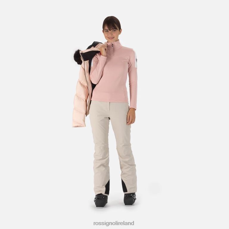 Rossignol Tops Women Experience Half-Zip Top Powderpink 62R6R1032