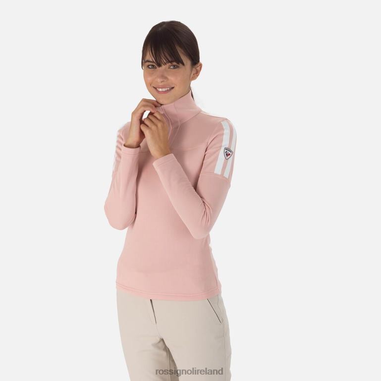 Rossignol Tops Women Experience Half-Zip Top Powderpink 62R6R1032