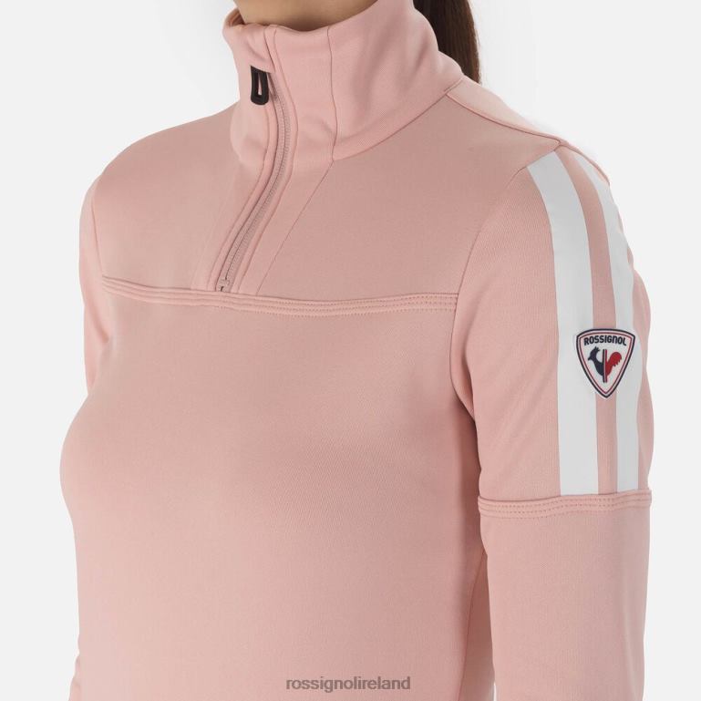Rossignol Tops Women Experience Half-Zip Top Powderpink 62R6R1032