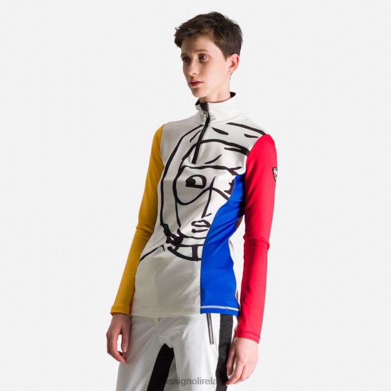 Rossignol Tops Women Jcc Bessi Half Zip Top Multico 62R6R765