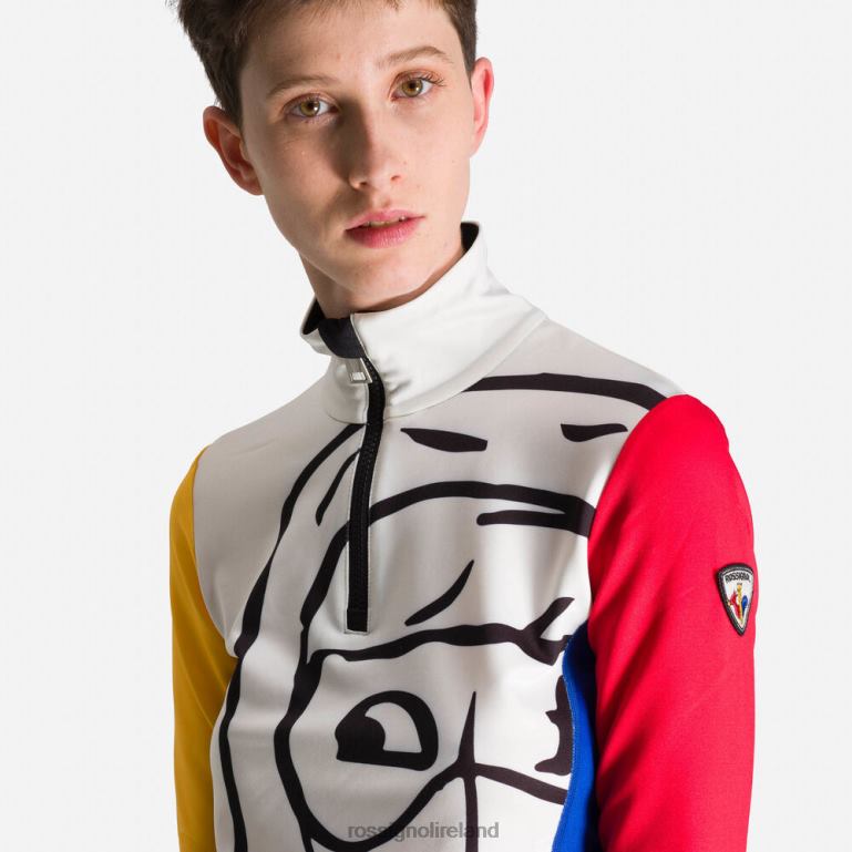 Rossignol Tops Women Jcc Bessi Half Zip Top Multico 62R6R765