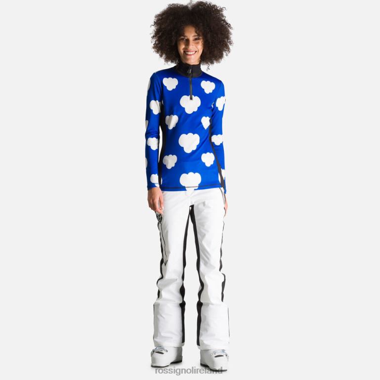 Rossignol Tops Women Jcc Bessi Half Zip Top Nuage 62R6R756