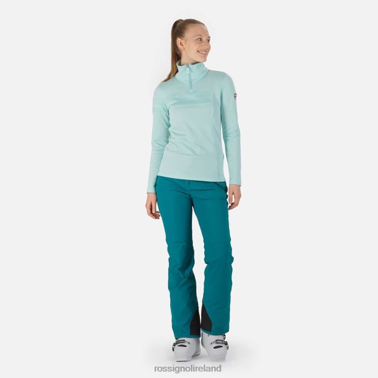 Rossignol Tops Women Resort Half-Zip Top Aqua 62R6R1128