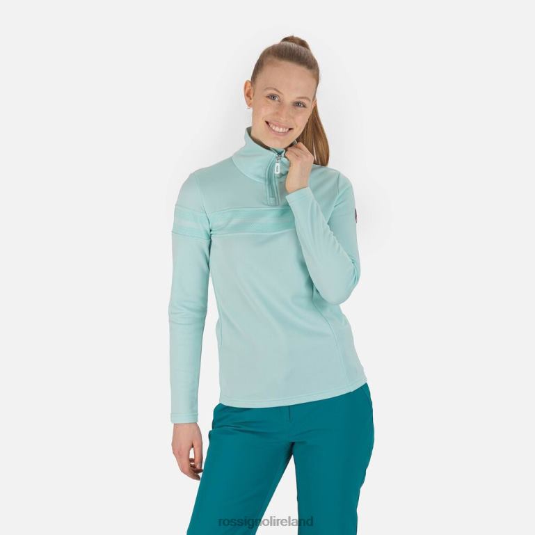 Rossignol Tops Women Resort Half-Zip Top Aqua 62R6R1128