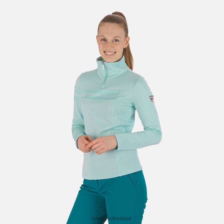 Rossignol Tops Women Resort Half-Zip Top Aqua 62R6R1128