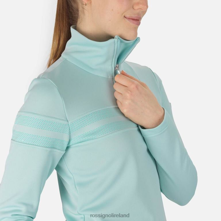 Rossignol Tops Women Resort Half-Zip Top Aqua 62R6R1128