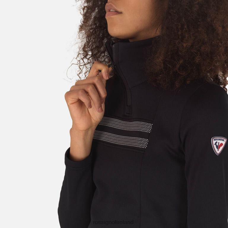 Rossignol Tops Women Resort Half-Zip Top Black 62R6R743