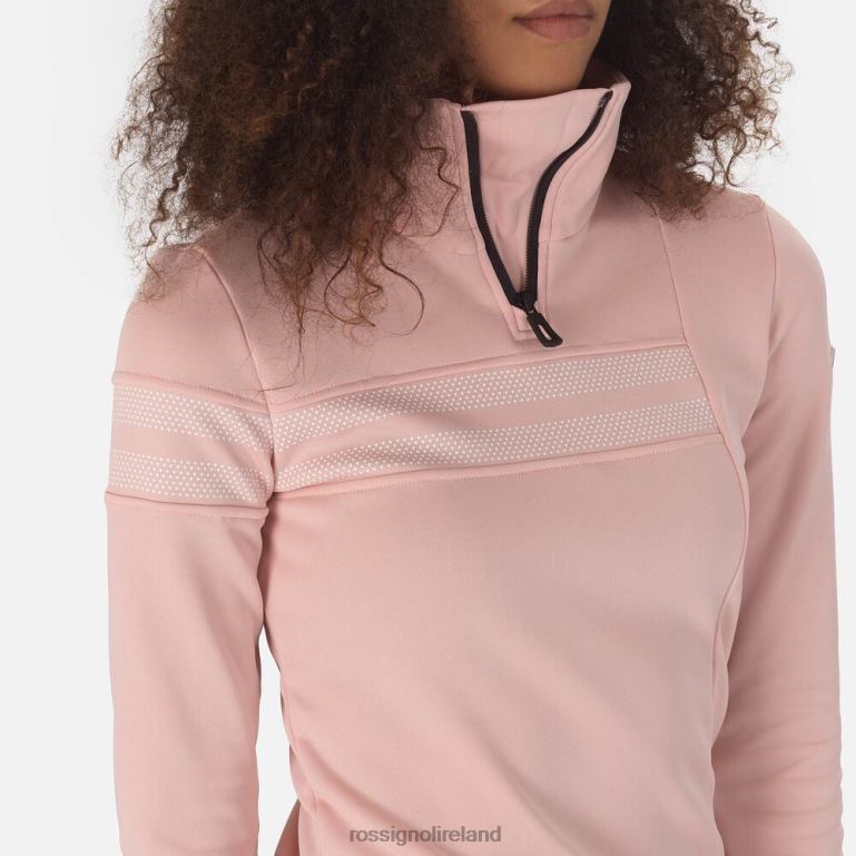 Rossignol Tops Women Resort Half-Zip Top Powderpink 62R6R1026