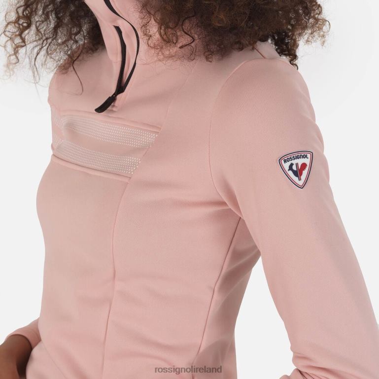 Rossignol Tops Women Resort Half-Zip Top Powderpink 62R6R1026