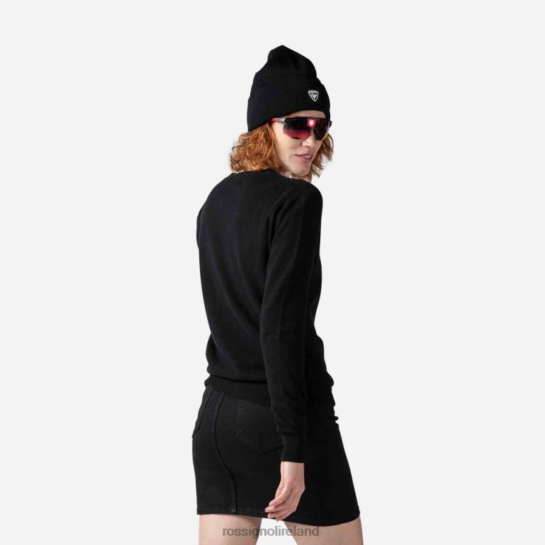 Rossignol Tops Women Signature Knit Sweater Black 62R6R902