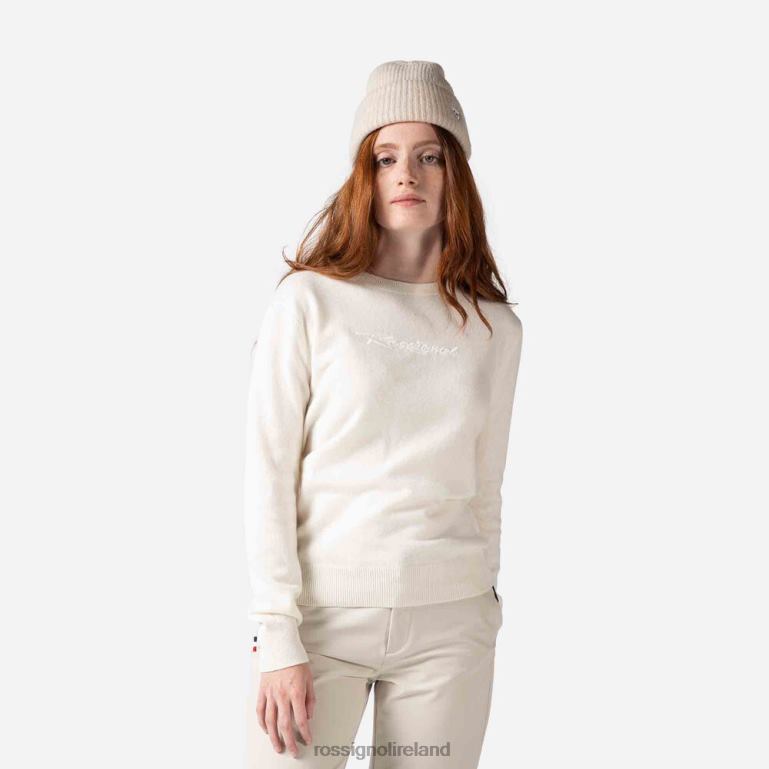 Rossignol Tops Women Signature Knit Sweater White 62R6R922