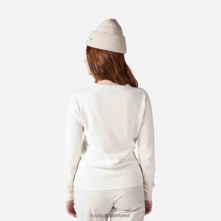 Rossignol Tops Women Signature Knit Sweater White 62R6R922