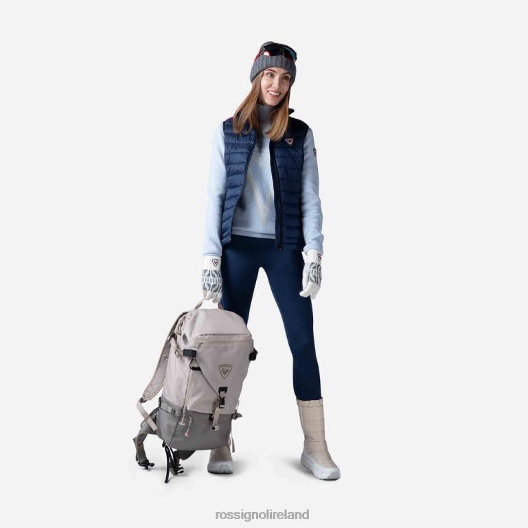 Rossignol Tops Women Victoire Turtleneck Knit Sweater Glacier 62R6R1092