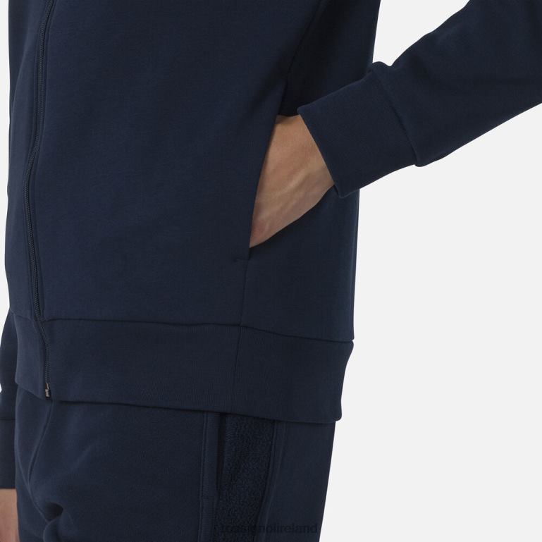 Rossignol Tops Women Full-Zip Hooded Logo Fleece Sweatshirt Darknavy 62R6R935