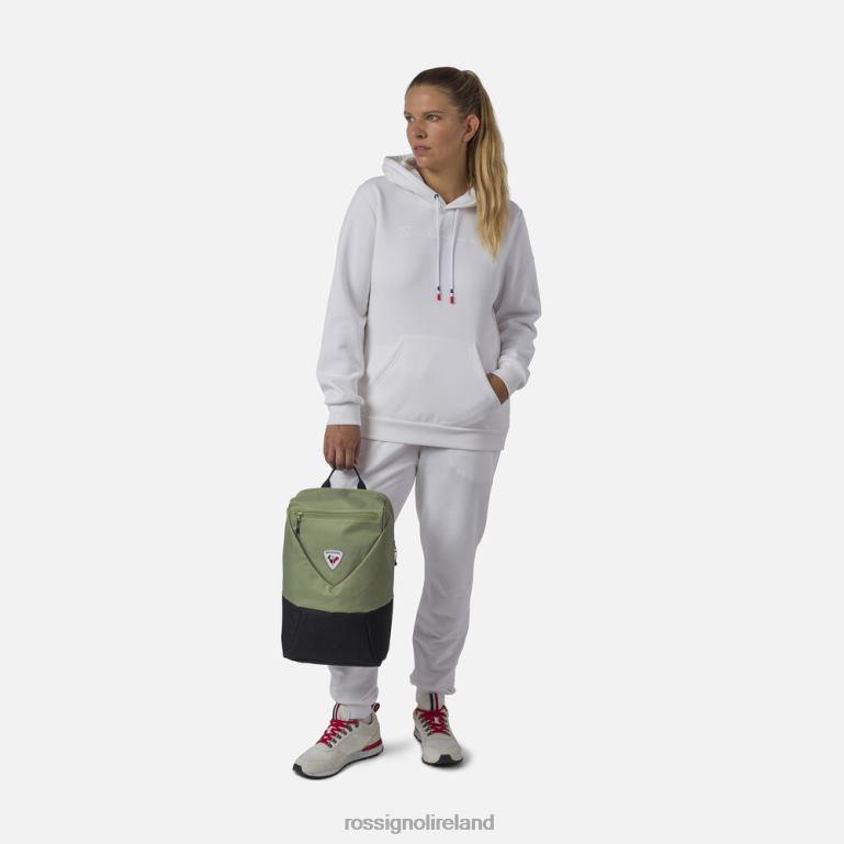 Rossignol Tops Women Hooded Logo Fleece Sweatshirt White 62R6R845