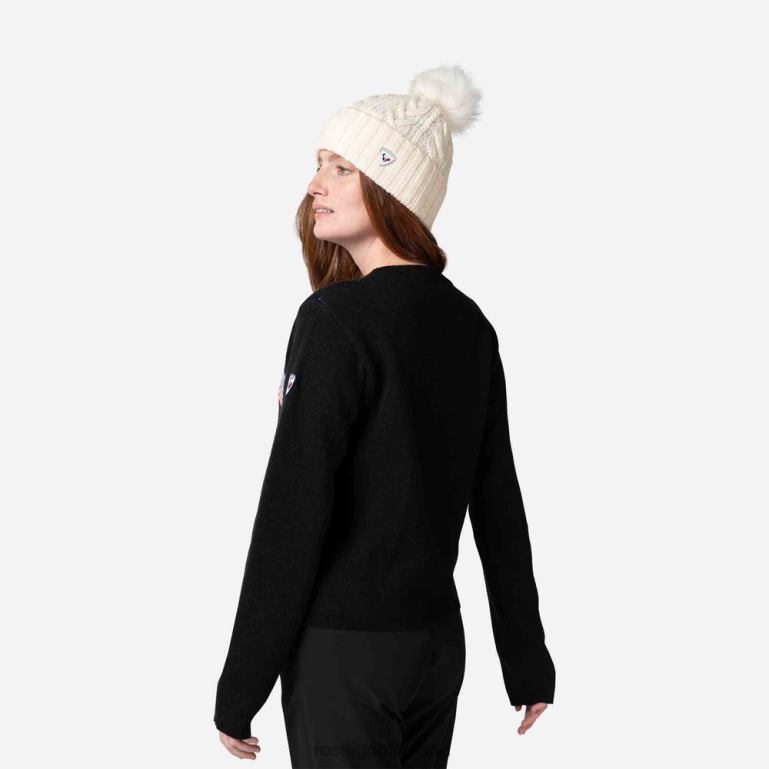 Rossignol Tops Women Mountain Round Neck Top Black 62R6R903