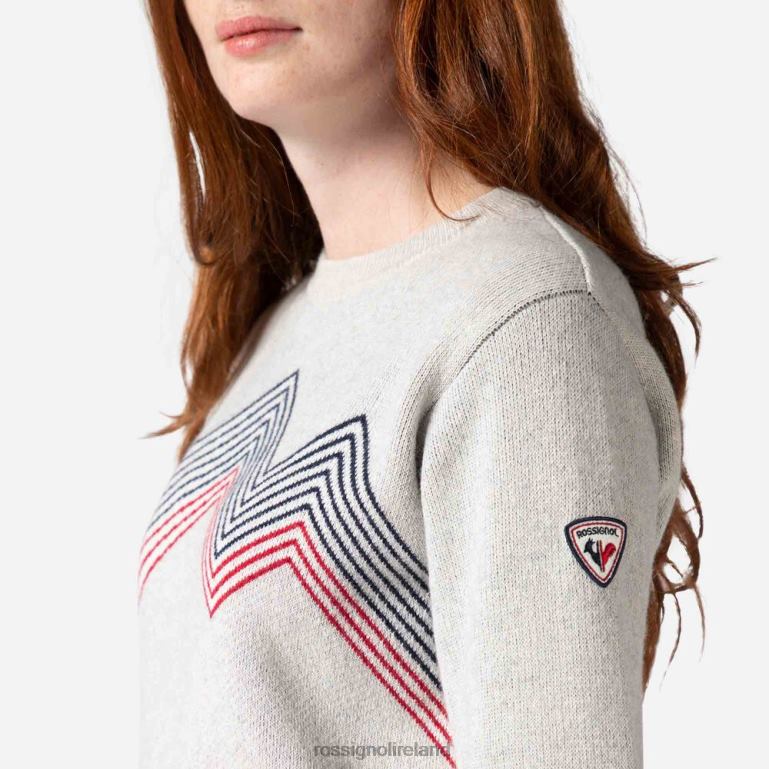 Rossignol Tops Women Mountain Round Neck Top Fog 62R6R859